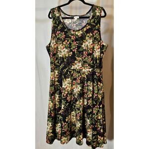 Lularoe Floral Dress 3XL – Cottagecore / Vintage Inspired Plus Size